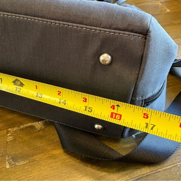 Lo & Sons OG Heather Gray and Black O.G. Overnight Bag Travel Carryon Tote - Picture 11 of 12